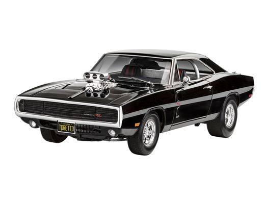 Maquette voiture : Model Set F&F Dominics 1970 Dodge Charger 1:25 - Revell 67693