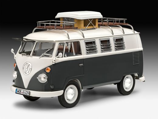 Maquette voiture : Volkswagen T1 Camper 1:24 - Revell 07674, 7674