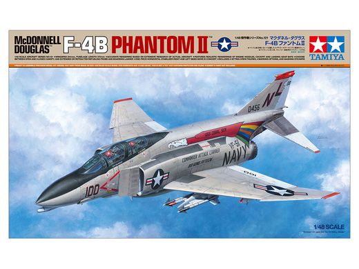 Maquette avion militaire : F‐4B Phantom II - 1:48 - Tamiya 61121