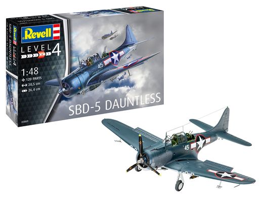 Maquette avion : Sbd-5 Dauntless - 1:48 - Revell 03869, 3869