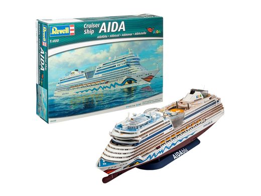 Maquette de navire de croisière : AIDA (blu, sol, mar, stella) - 1:400 - Revell 05230