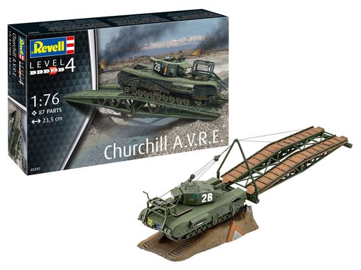 Maquette char : Churchill A.V.R.E - 1:76 - Revell 03297 3297