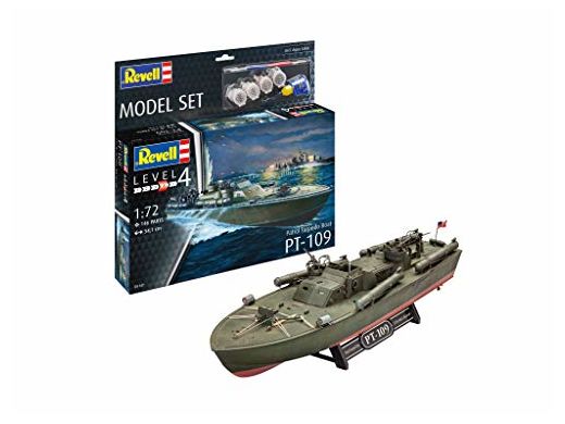 Boîte maquette de navire militaire : Model set Patrol Torpedo Boat PT-109 - 1:72 - Revell 65147