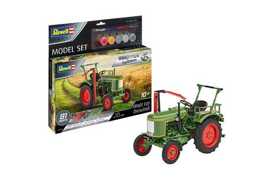 Maquette Easy-Click : Model set Tracteur Fendt F20 Dieselroß - 1:24 - Revell 67822