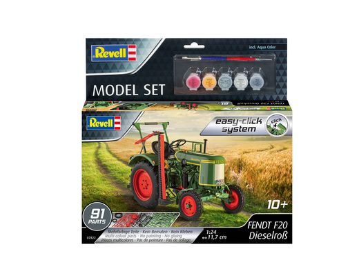 Maquette Easy-Click : Model set Tracteur Fendt F20 Dieselroß - 1:24 - Revell 67822