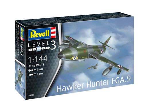 Maquette avion : Hawker Hunter FGA.9 1/144 - Revell 03833 3833