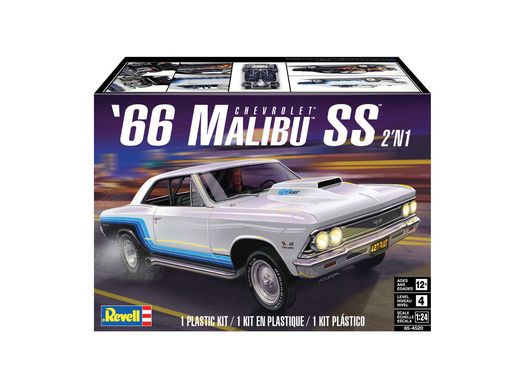 Maquette de voiture de collection : 1966 Malibu SS - 1/25 - Revell US 14520