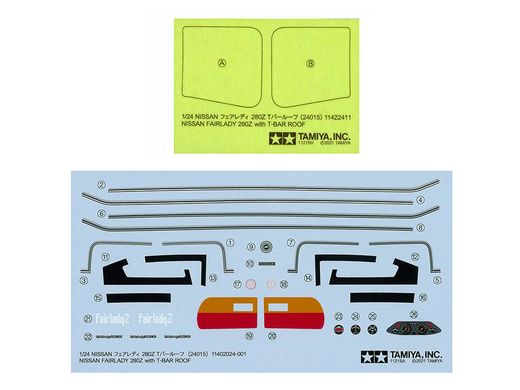 Maquette voiture : Nissan Fairlady 280Z T-Bar Roof 1/24 - Tamiya 24015