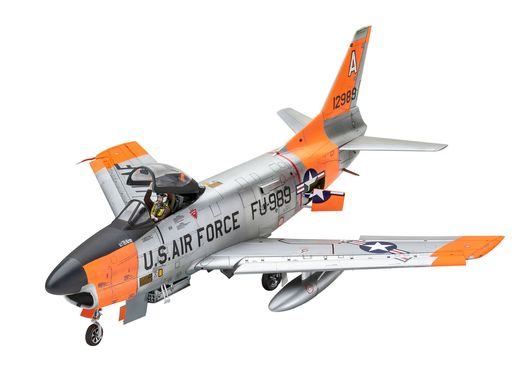 Maquette avion : Model set F-86D "Dog Sabre" 1/48 - Revell 63832