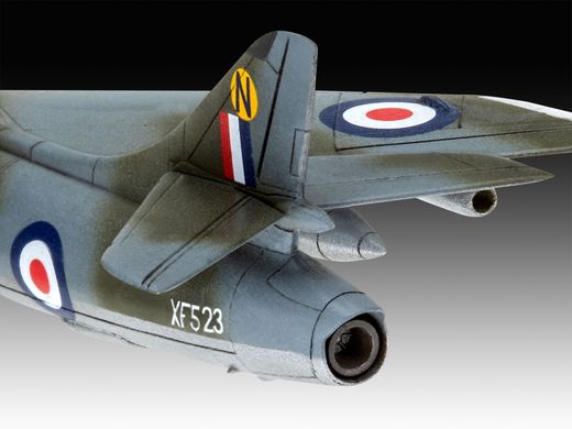 Maquette avion : Model set Hawker Hunter FGA.9 1/144 - Revell 63833