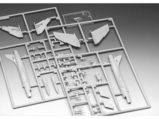 Maquette avion : Model set Hawker Hunter FGA.9 1/144 - Revell 63833