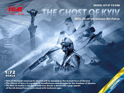 Maquette avion : The Ghost of Kyiv 1/72 - ICM 72140