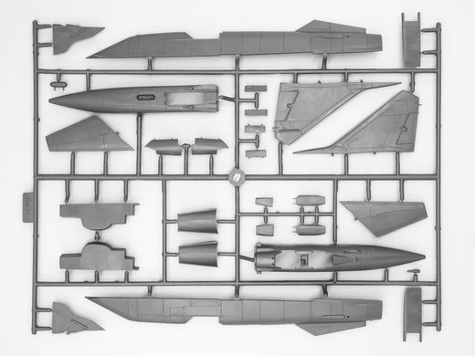 Maquette avion : MiG-31 Foxhound Russian Heavy Interceptor 1/72 - ICM 72151