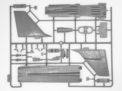 Maquette avion : MiG-31 Foxhound Russian Heavy Interceptor 1/72 - ICM 72151