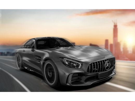 Maquette de voiture : Build 'n Race Mercedes-AMG GT R Grise 1/43 - Revell 23152