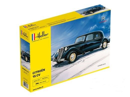 Maquette voiture : Citroën traction avant 15 cv - Heller 80763