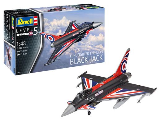 Maquette avion : Eurofighter Typhoon "Black Jack" 1/48 - Revell 03820