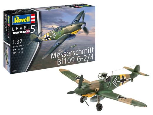 Maquette avion : Messerschmitt Bf109G-2/4 1/32 - Revell 03829 3829