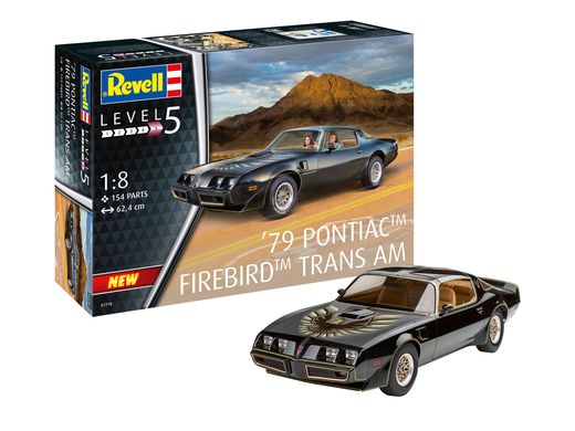 Maquette voiture : Pontiac Firebird TransAm 1/8 - Revell 07710
