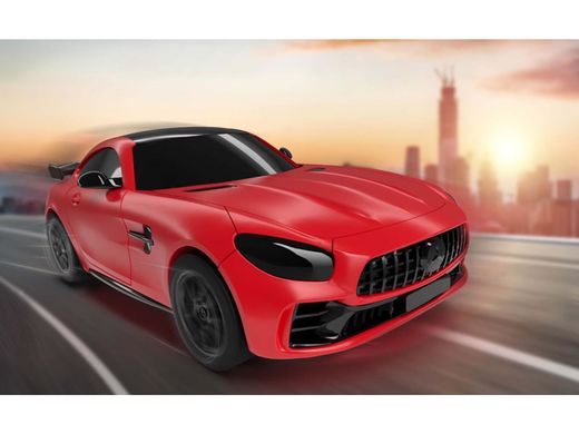 Maquette de voiture : Build 'n Race Mercedes-AMG GT R Rouge 1/43 - Revell 23154