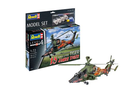 Maquette Eurocopter Tiger 15 Ans - 1:72 Model set Revell 63839