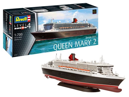 Maquette de navire de croisière : Queen Mary 2 1/700 - Revell 05231 5231