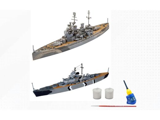 Maquettes militaire - 1er Set Diorama : Bataille Bismarck 1/1200 - Revell 05668