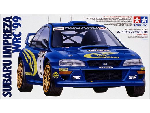 Maquette voiture de course : Subaru Impreza WRC 99 1/24 - Tamiya 24218