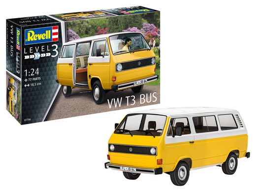 Maquette bus de collection : VW T3 Bus 1/25 - Revell 07706