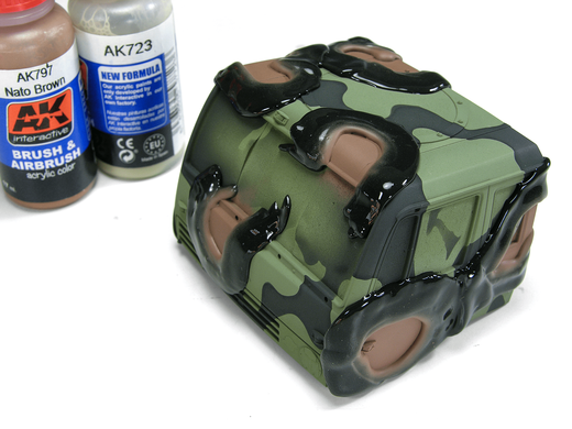 Accessoire de modélisme : Mastic élastique de camouflage 80 g - Ak Interactive 8076