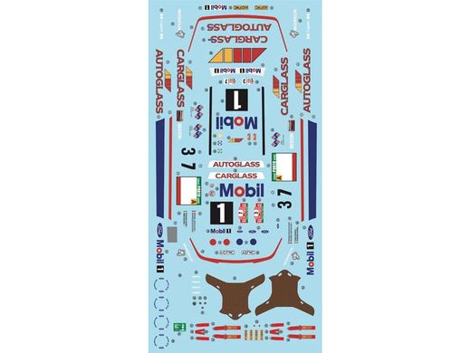 Maquette voiture : Ford Sierra Cosworth 4×4 1/24 rallye monte carlo 1991 - DM Modelkits DMK001