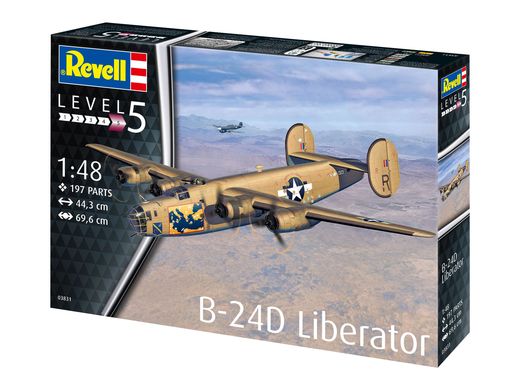 Maquette avion : B-24D Liberator 1/48 - Revell 03831