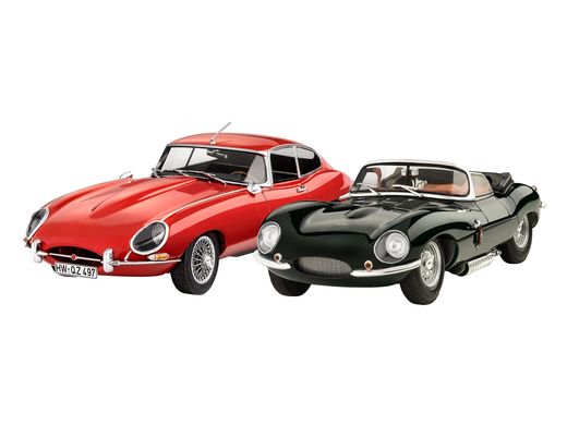 Maquettes voitures : Coffret cadeau 100 ans de Jaguar 1/24 - Revell 05667