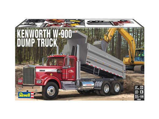 Maquette de camion : Kenworth W-900 Dump Truck 1/24 - Revell 12628