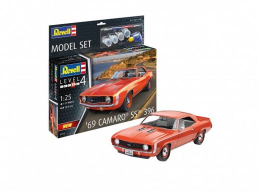 Coffret cadeau voiture : Model set 1969 Camaro SS 1/25 - Revell 67712