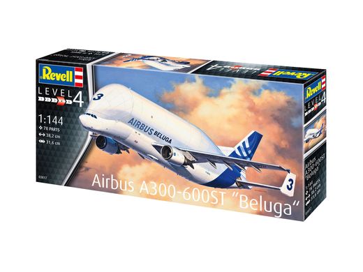 Maquette avion de transport : Airbus A300-600ST "Beluga" 1/144 - Revell 03817