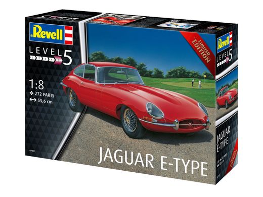 Maquette de voiture : Jaguar E-Type 1/8 - Revell 07717