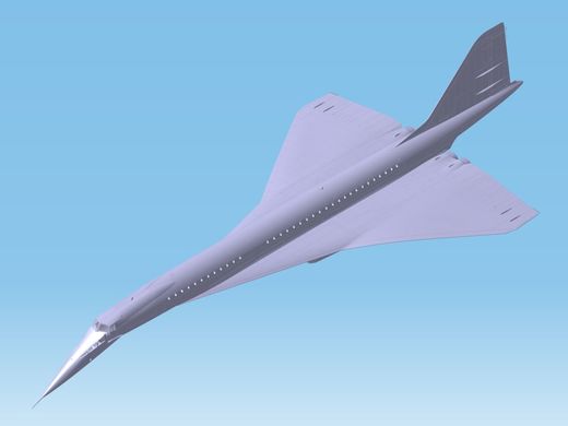 Maquette avion : Tupolev-144 1/144 - ICM 14401