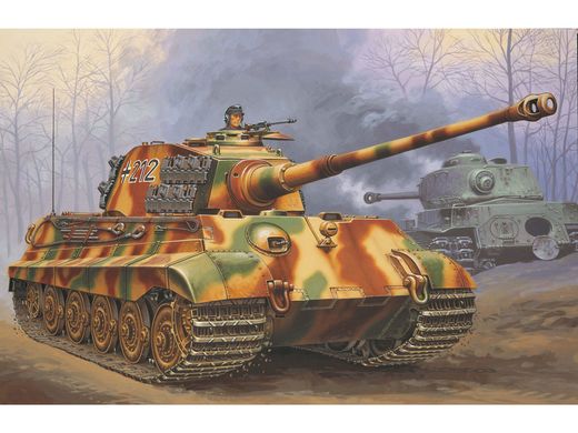 Maquette tank WWII : Model set Tiger II Ausf. B 1/72 - Revell 63129