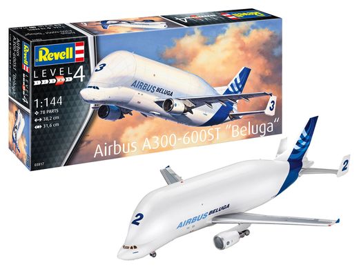 Maquette avion de transport : Airbus A300-600ST "Beluga" 1/144 - Revell 03817