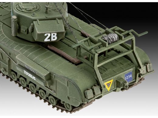 Maquette militaire : Model set Churchill A.V.R.E 1/76 - Revell 63297