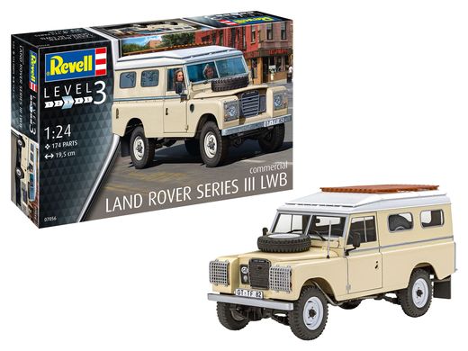 Maquette de voiture : Land Rover Series III LWB (commercial) 1/24 - Revell 07056
