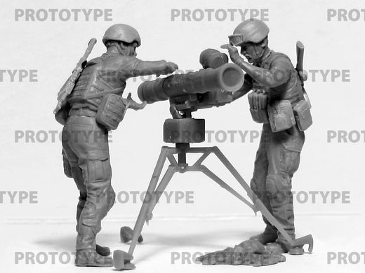 Figurines militaires : Equipage ukrainien et Stugna-p 1/35 - ICM 35750