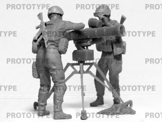 Figurines militaires : Equipage ukrainien et Stugna-p 1/35 - ICM 35750