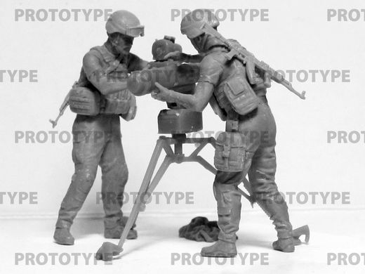 Figurines militaires : Equipage ukrainien et Stugna-p 1/35 - ICM 35750