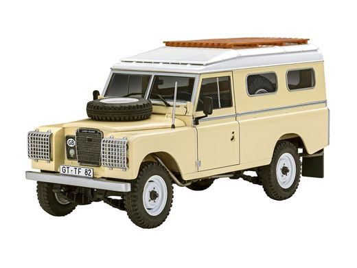 Maquette de voiture : Model set Land Rover Series III LWB (commercial) 1/24 - Revell 67056