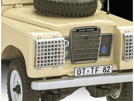 Maquette de voiture : Model set Land Rover Series III LWB (commercial) 1/24 - Revell 67056