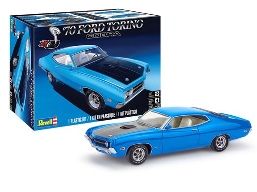 Modélisme voiture : 1970 Ford Torino Cobra 1/24 - Revell 14534