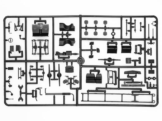 Maquette camion des forces militaires d'Ukraine : URAL 43203 1/72 - ICM 72709