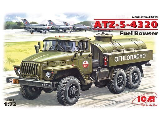 Maquette camion citerne militaires d'Ukraine : ATZ-5-43203 1/72 - ICM 72710